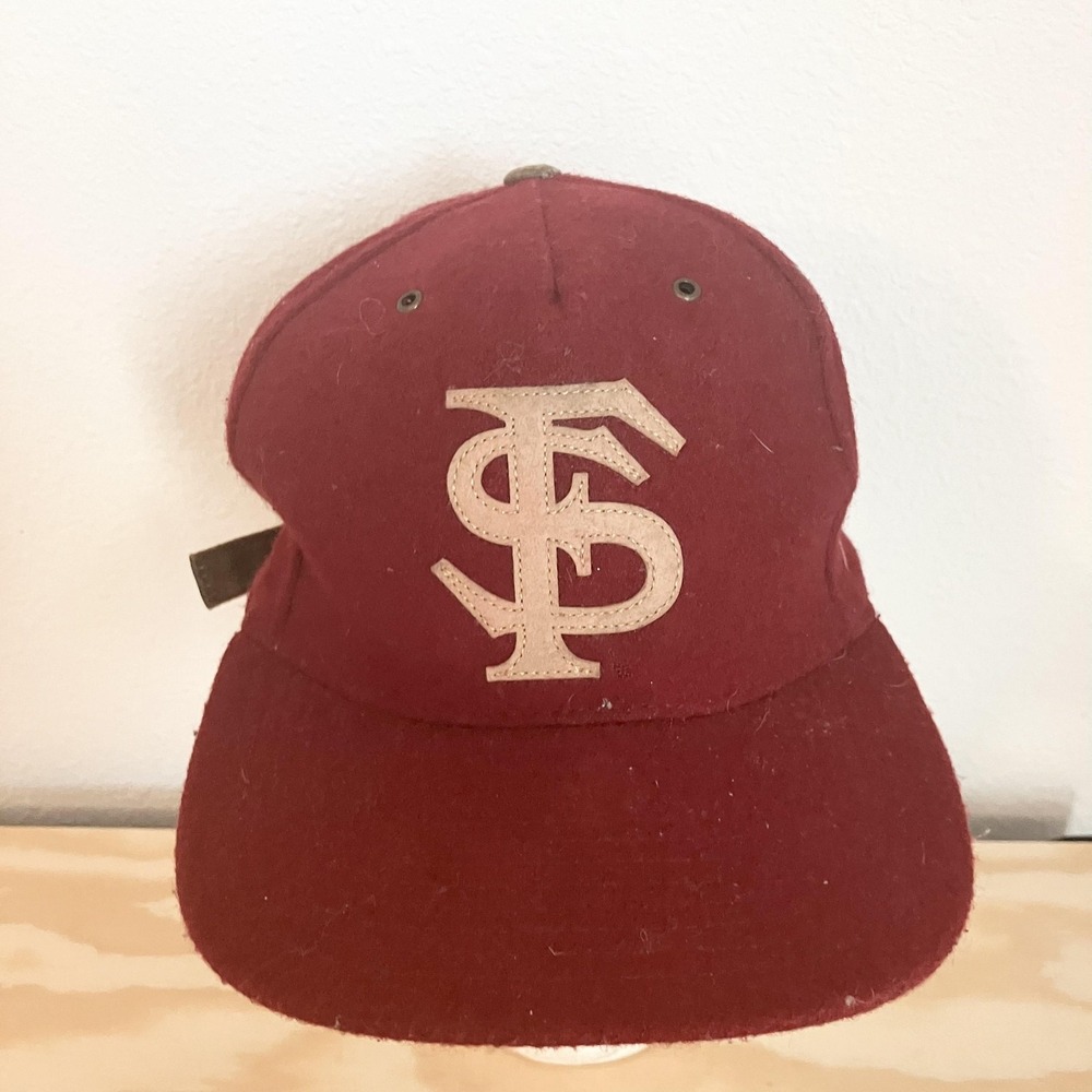 Florida State Seminoles Hat Cap Strap Back One Size Red NCAA Baseball Zephyr
